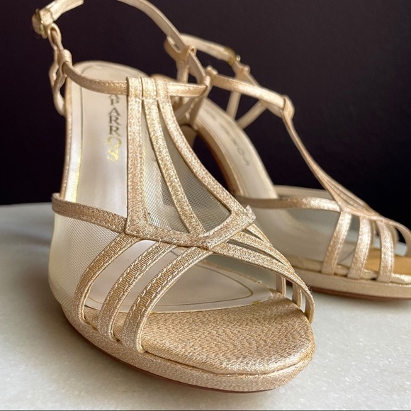 Caparros Lucky Peach Glitz Heels Size 8.5 - Picture 6 of 9